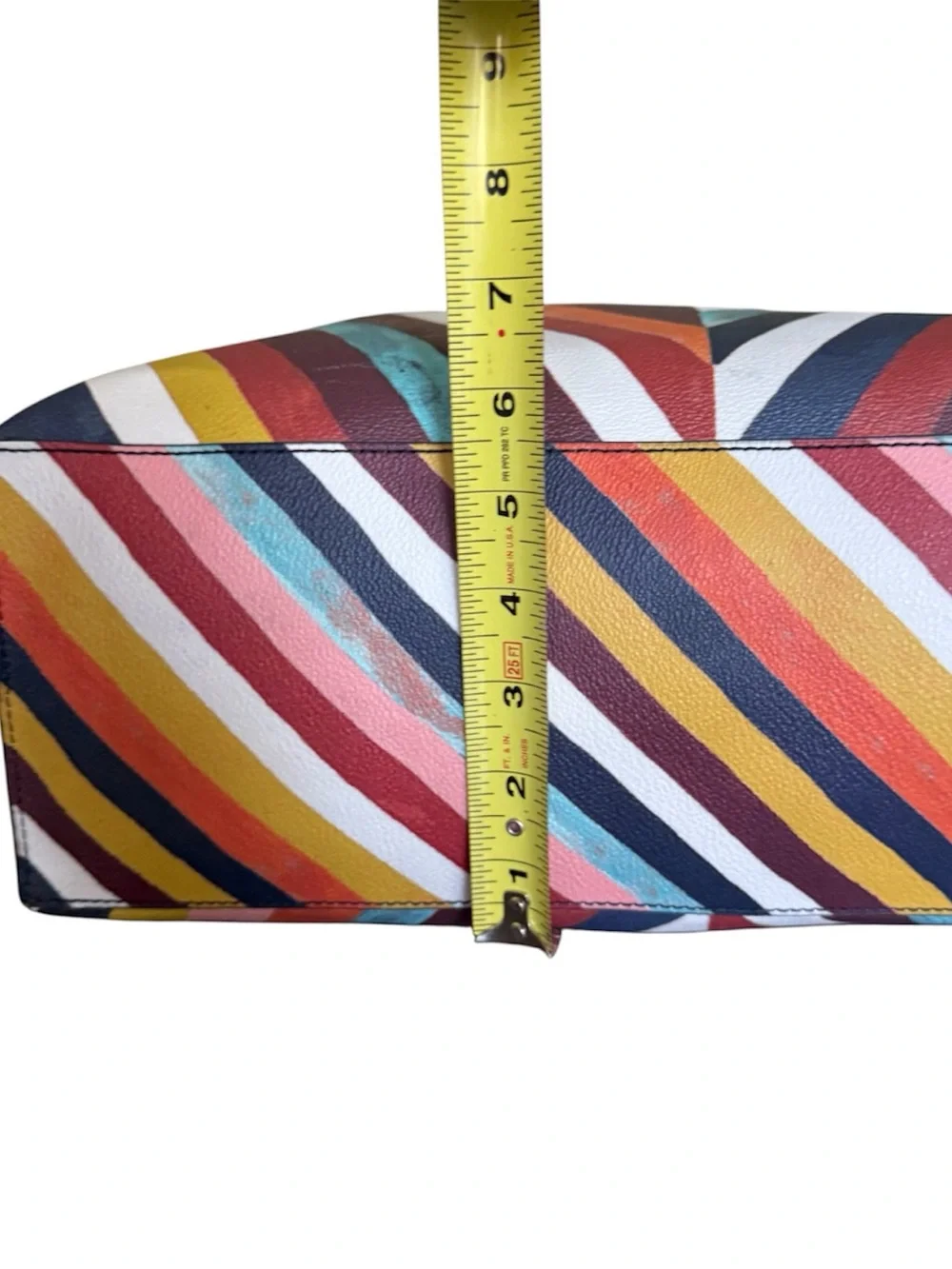 Tory Burch Multicolor Stripe Chevron Tote | Investment Luxury